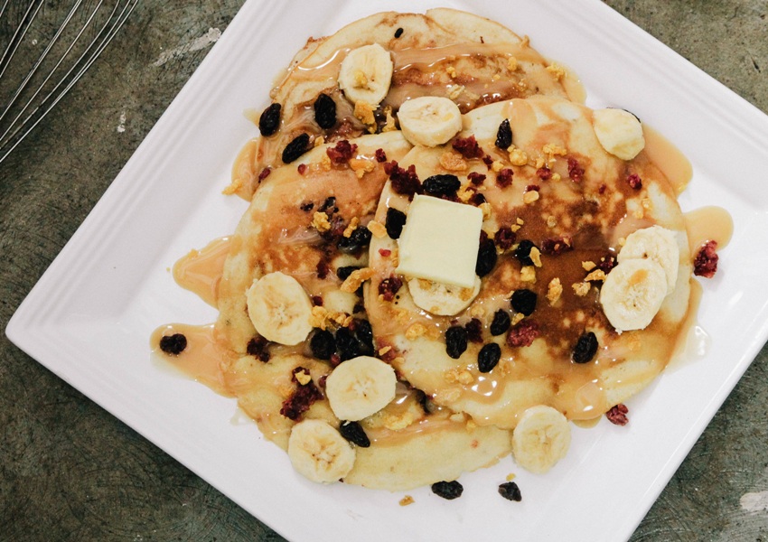Kokos-Pancakes | glutenfrei + vegan