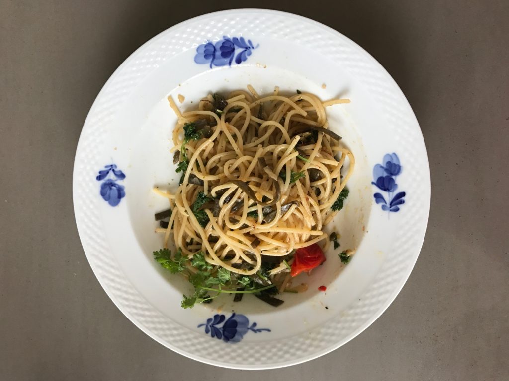Vegane Spaghetti Vongole  – Josefines Lieblingsgericht mit Algen