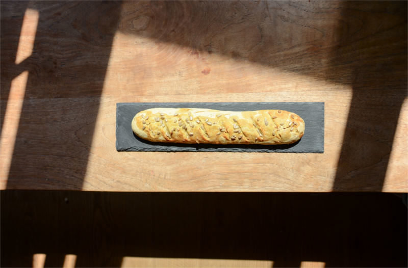 Selbst gebackenes Brot mit KULAU Bio-Kokosgewürz Buenos Aires.